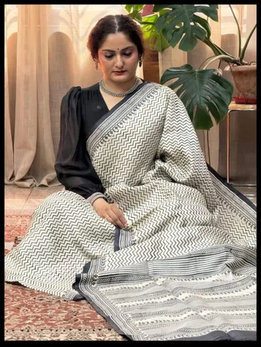 Bagh Printed Bhishnupuri Silk Saree