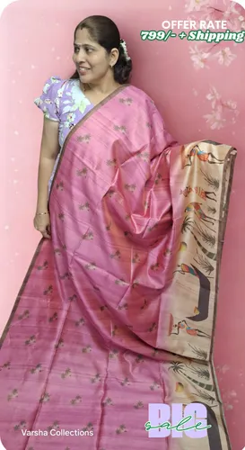 Elegant Semi Tussar Silk Saree