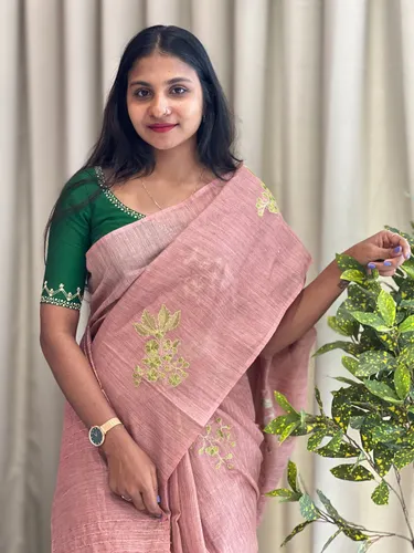 Beautiful Baswada Silk Sarees with Elegant Embroidery 