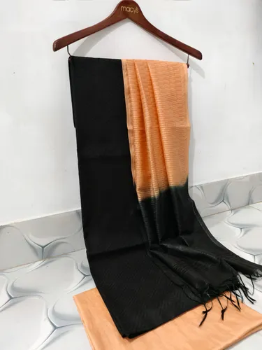 Graceful Semi Tussar Bhagalpuri Suit – Handwoven Elegance with Timeless Charm
