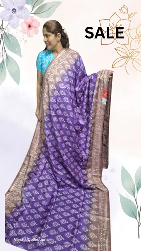 Handloom Dual Tone Silk Saree