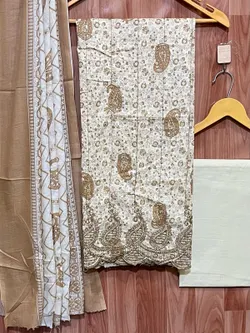 Pure Cotton With Neck Embroidery Work Salwars