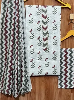 Stylish & Elegant Floral Print Cotton Salwars