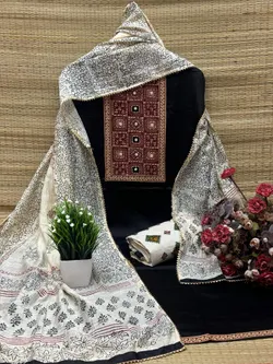 Ajrakh Handwork Cotton Salwar Suit