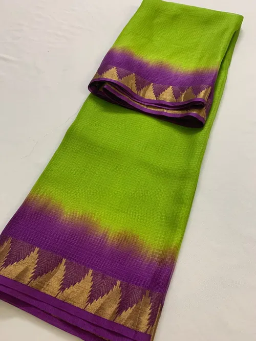 GraceLite Timpal Kota Doria Saree