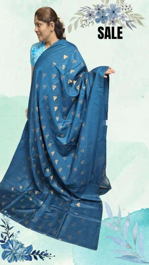 Traditional Katan Silk Saree with Blouse Piece