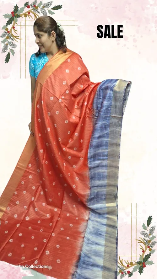 Traditional Katan Silk Saree with Blouse Piece