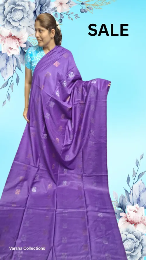 Elegant Handwoven Katan Silk Saree