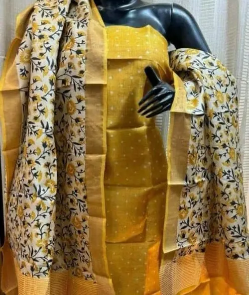 PURE HANDLOOM TUSSAR DESIGNER MATERIALS