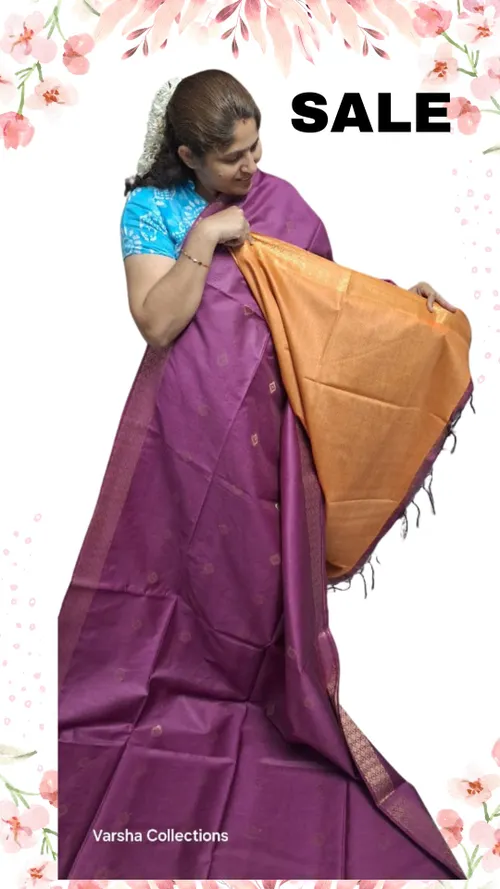 Elegant Handwoven Katan Silk Saree