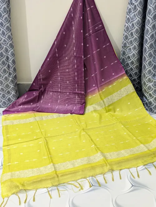  Elegant Indigo Printed Premium Katan Silk Saree