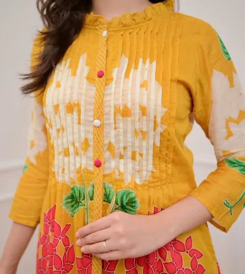 Soft Mul Cotton Kurti with Attached Lining – Breathable & All-Day Comfort