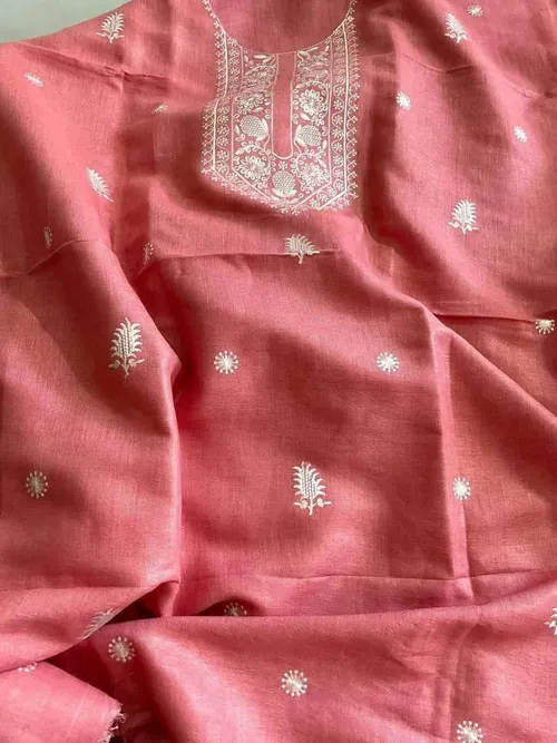 Elegant Embroidered Top & Dupatta Set – Refined & Graceful Ensemble