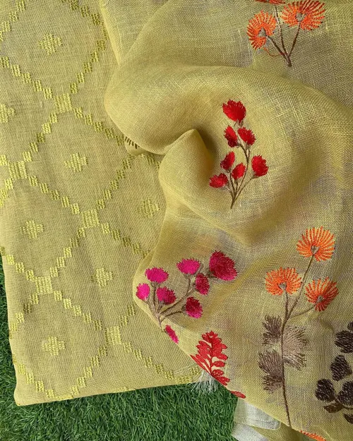  Elegant Flora Linen Suit Collection