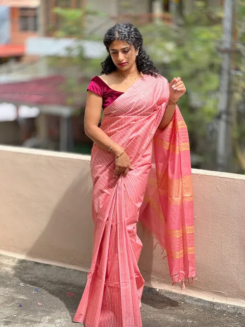 Elegant Kota Silk Saree with Bold Zig Zag Print
