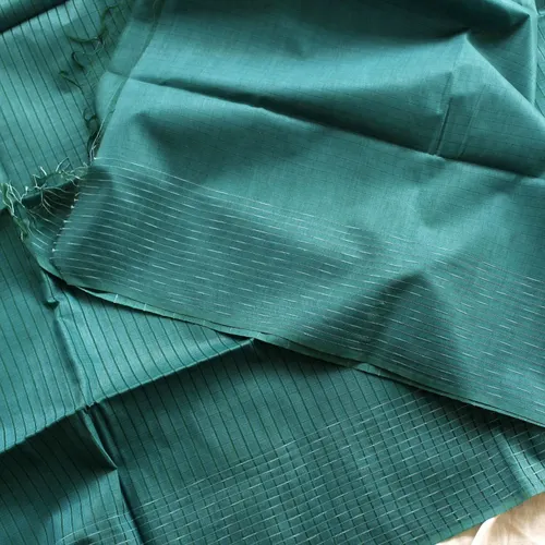 Striped Semi‑Silk Masterpiece Saree