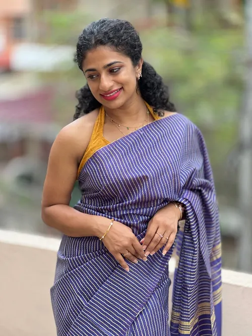 Elegant Kota Silk Saree with Bold Zig Zag Print