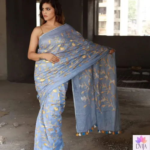 Crafted Comfort Cotton Slub Saree Collection
