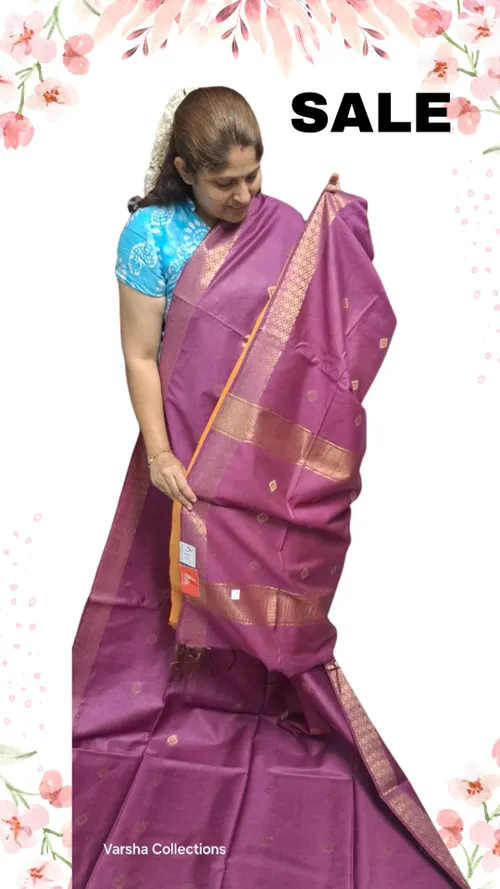 Elegant Handwoven Katan Silk Saree