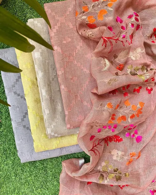  Elegant Flora Linen Suit Collection