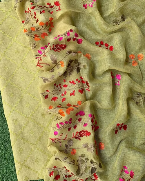  Elegant Flora Linen Suit Collection