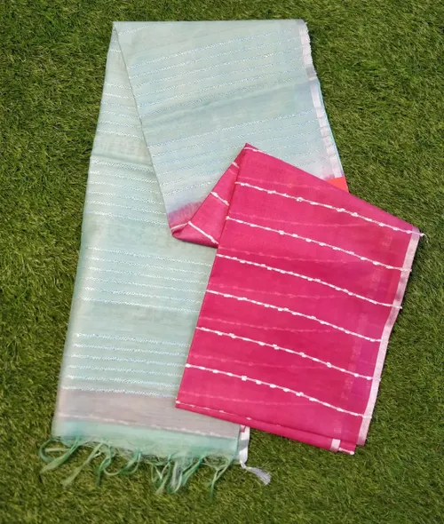 premium kota saree for women with rich embroidery &butti blouse