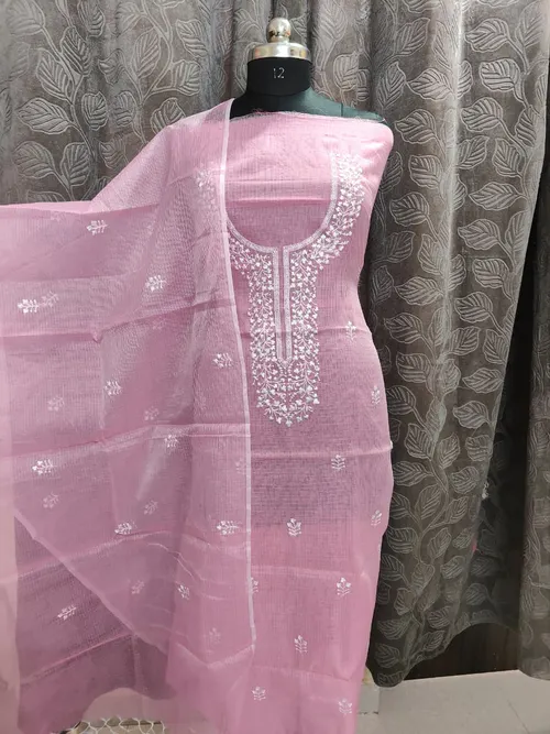 Presenting Kota Doria Soft Cotton Dress Material  Graceful Weaves, Light  Comfort & Timeless Style | Varsha Collections