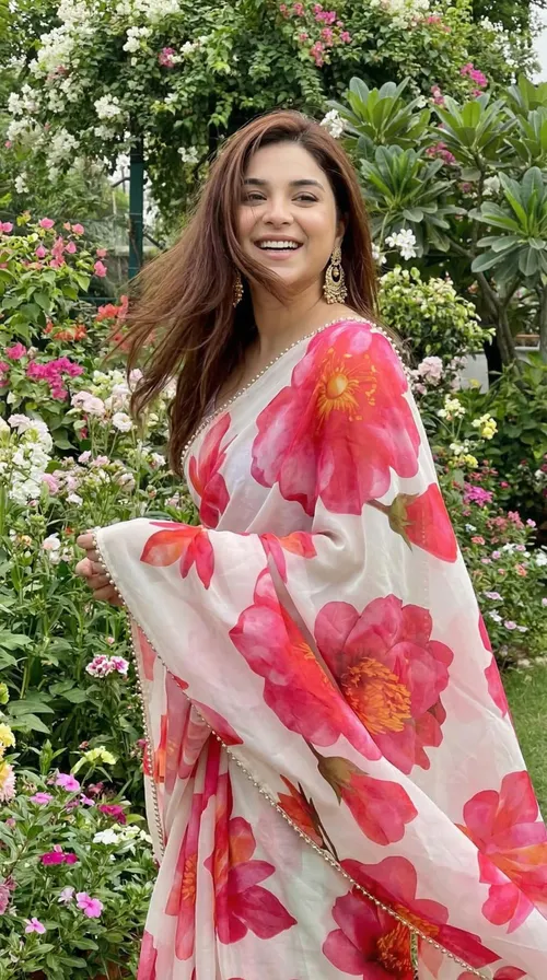 Pearl Grace Digital Georgette Saree