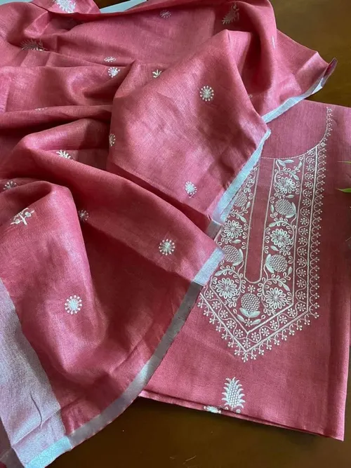 Elegant Embroidered Top & Dupatta Set – Refined & Graceful Ensemble