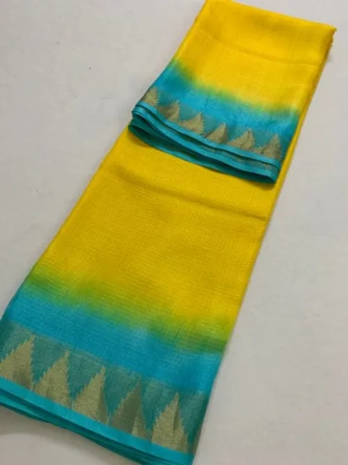 GraceLite Timpal Kota Doria Saree