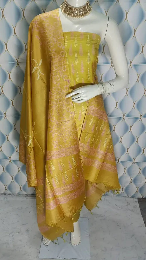 Timeless Grace – Pure Katan Staple Silk Full Suit Set