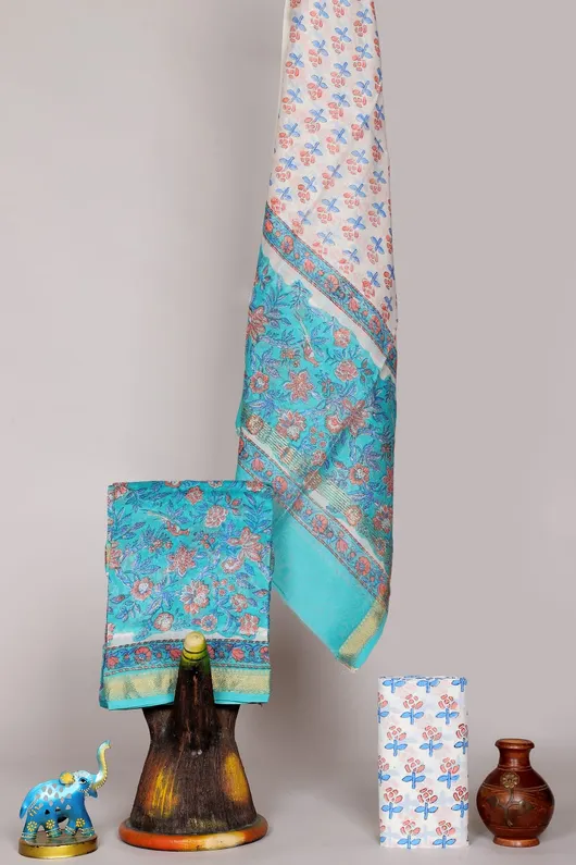 Exquisite Hand Block Print Salwar Kameez: Artistic & Stylish Salwar