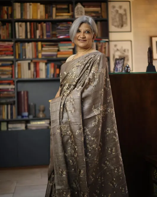 Handloom Pure Desi Tusser Silk Saree