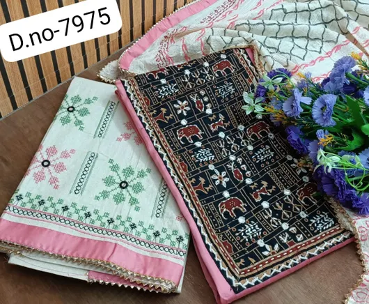 Pure Cotton with Intricate Handwork Salwar