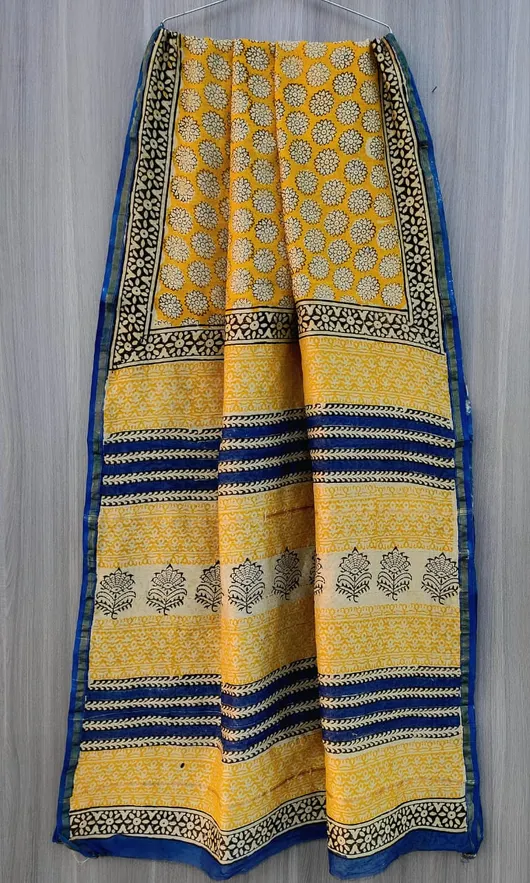 Bagru Print Cotton Saree