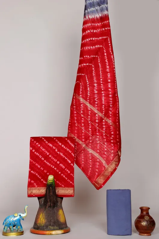 Rich Zari/Ghicha Border Adds Elegance & Grace Silk Salwar
