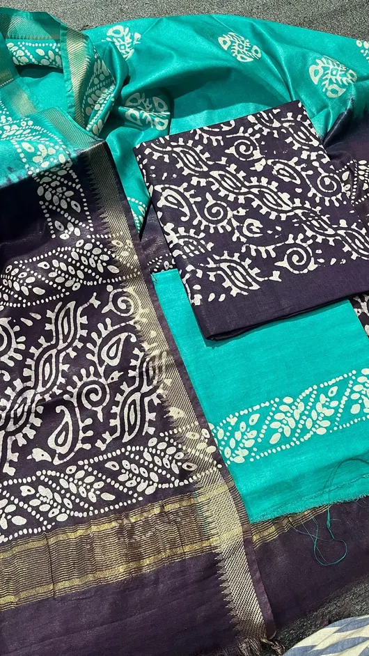 Handcrafted Batik Print Kota Salwar