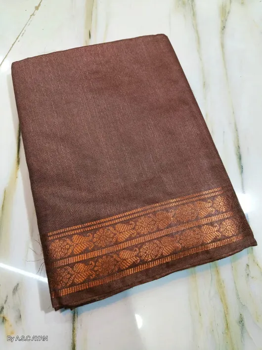 Elegant Handcrafted Kota Silk Saree with Subtle Zari Accents