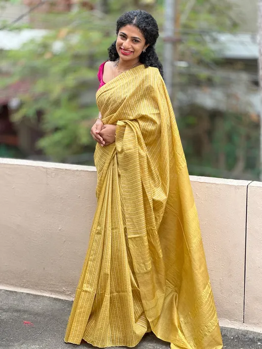 Elegant Kota Silk Saree with Bold Zig Zag Print