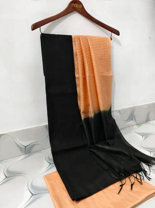 Graceful Semi Tussar Bhagalpuri Suit – Handwoven Elegance with Timeless Charm
