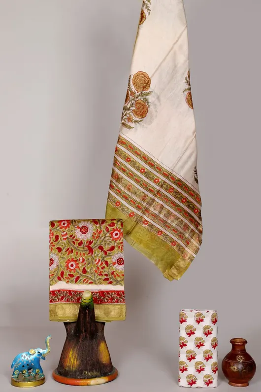 Premium Handloom Chanderi Silk Salwar