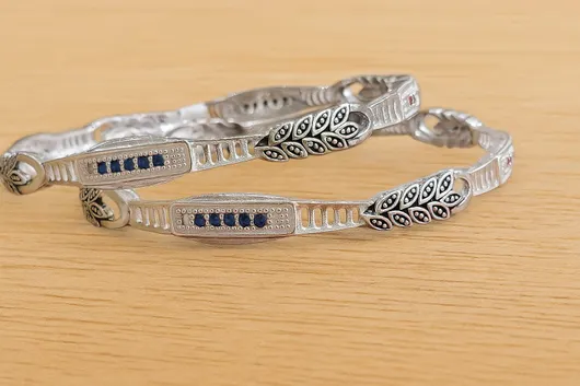 Trendy & Traditional Silver Bangle