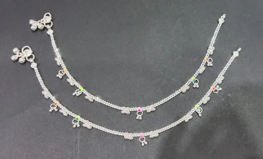 Multi-Color Enhanced Lightweight Eye-Catching Anklets for Casual and Every Occasion for Girls and Women