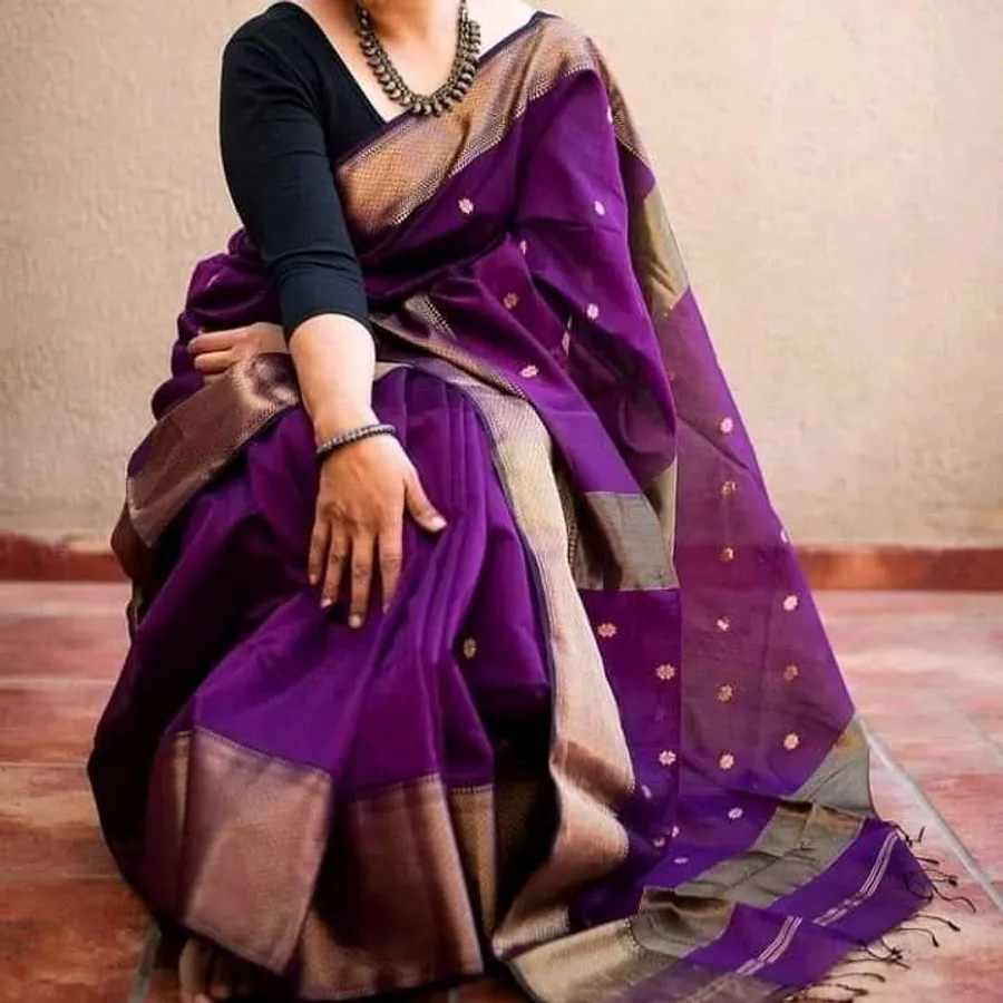 Elegant Premium Maheshwari Silk Saree