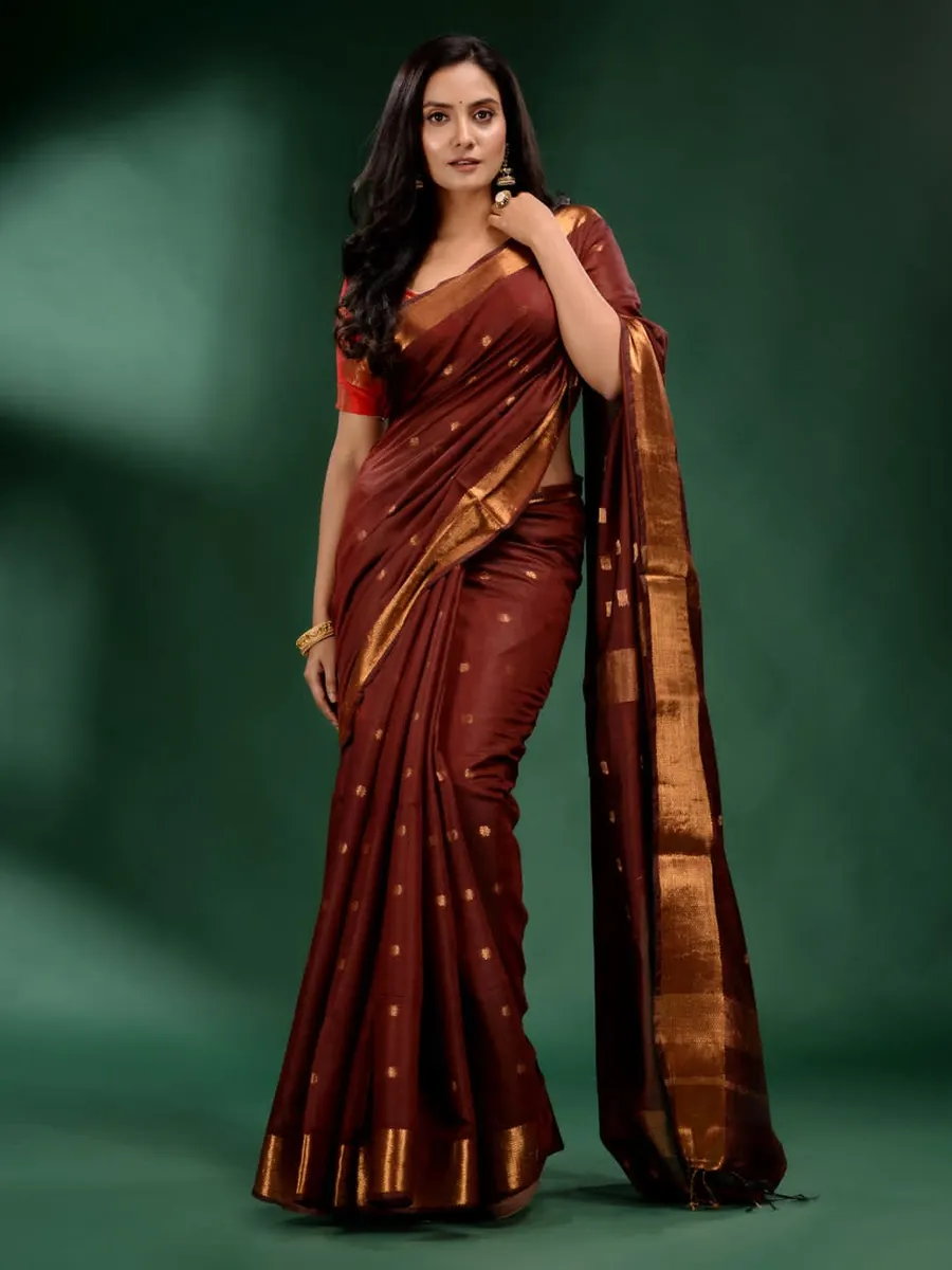 Elegant Premium Maheshwari Silk Saree