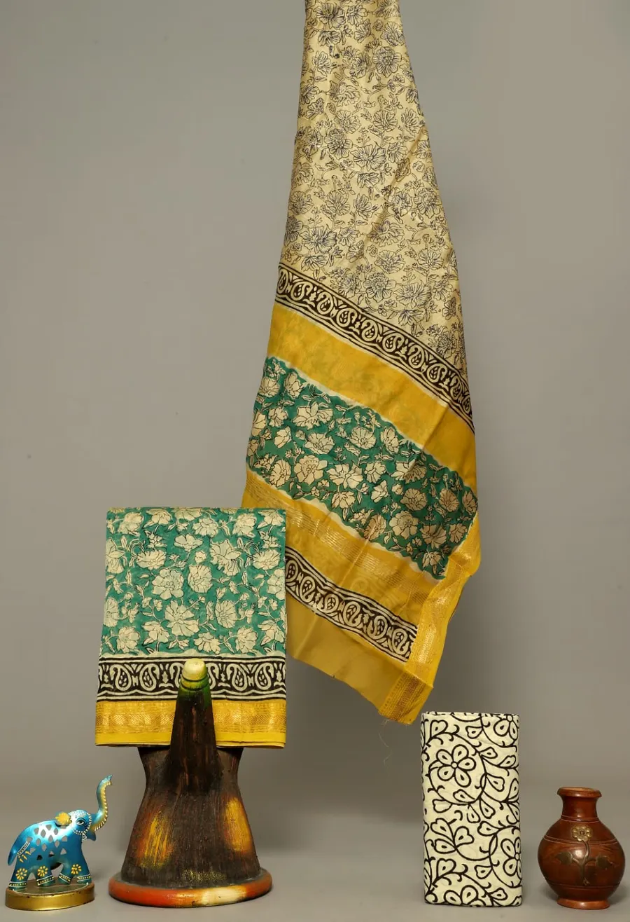 Exquisite Hand Block Prints for an Artistic Look Salwar
