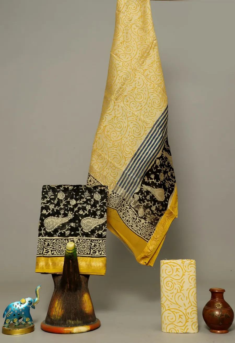 Exquisite Hand Block Prints for an Artistic Look Salwar