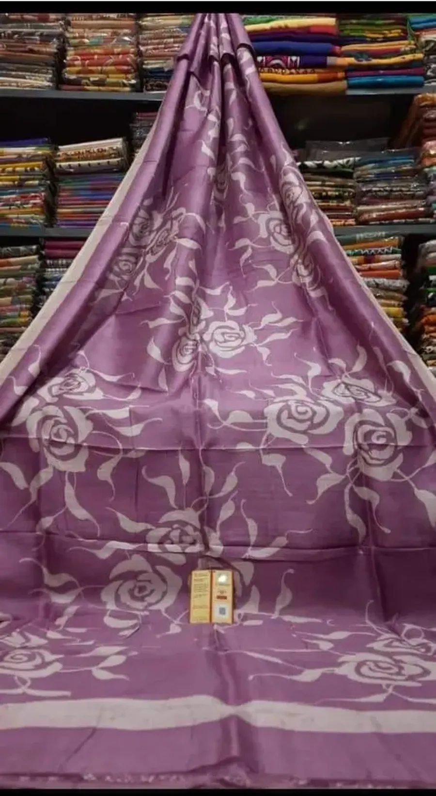 Hand Painted Bishnupuri Silk Sarees Pure Batik Silk Mark Certified 