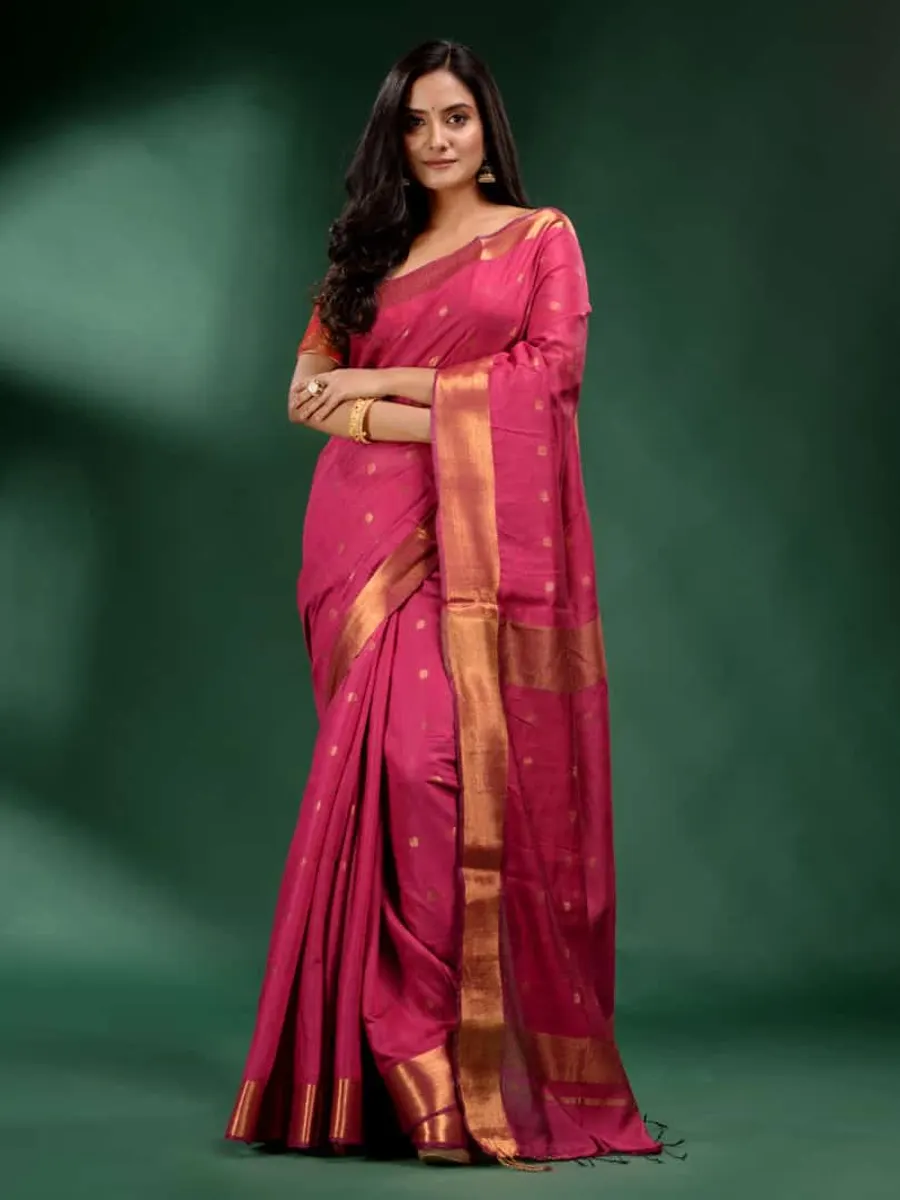 Elegant Premium Maheshwari Silk Saree