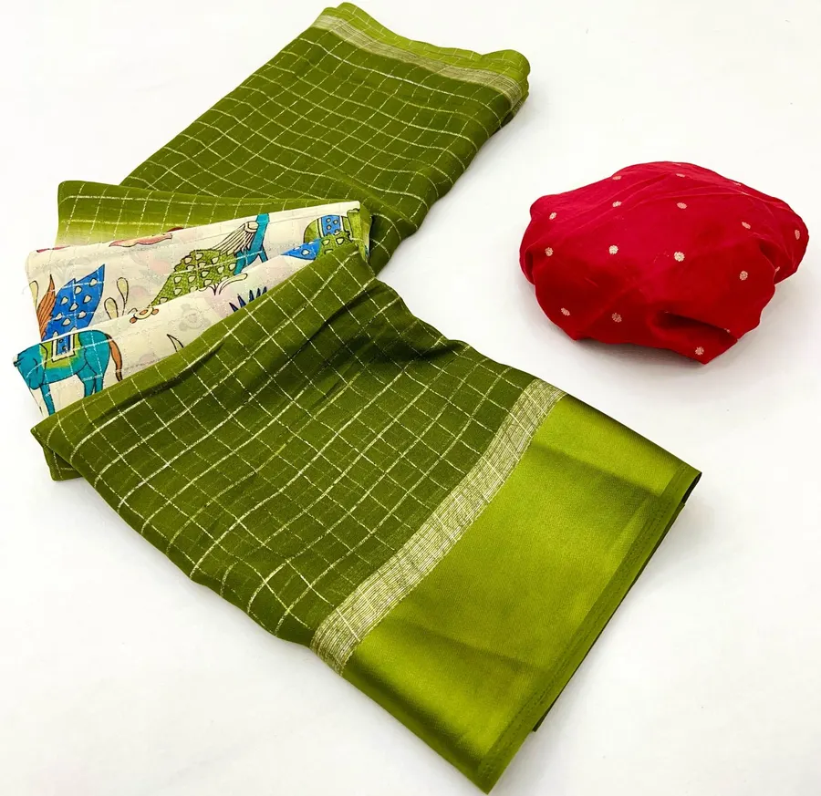 Stylish Satin Border That Adds a Refined Touch Saree